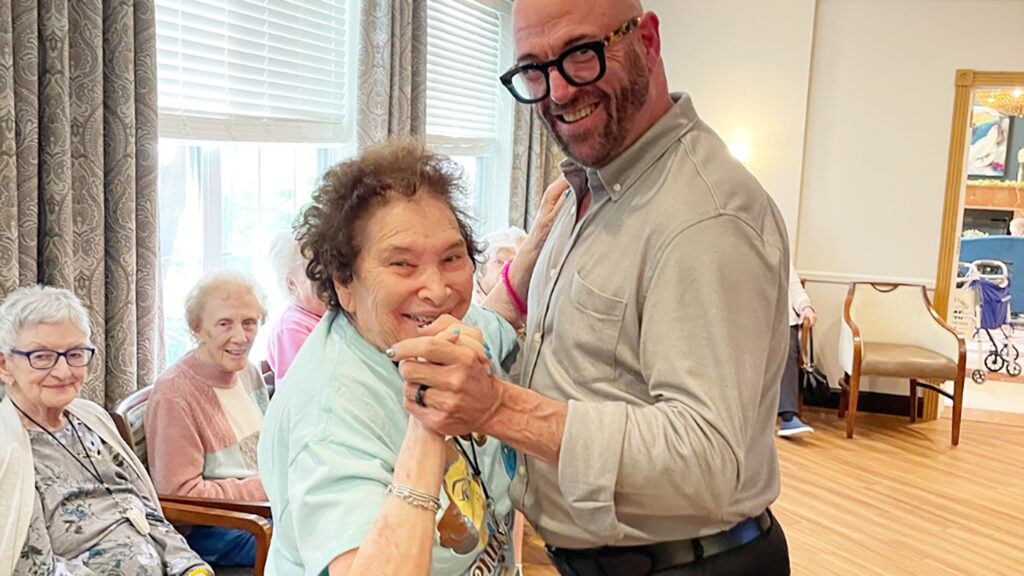 Residents have a ball(room) at new dance class