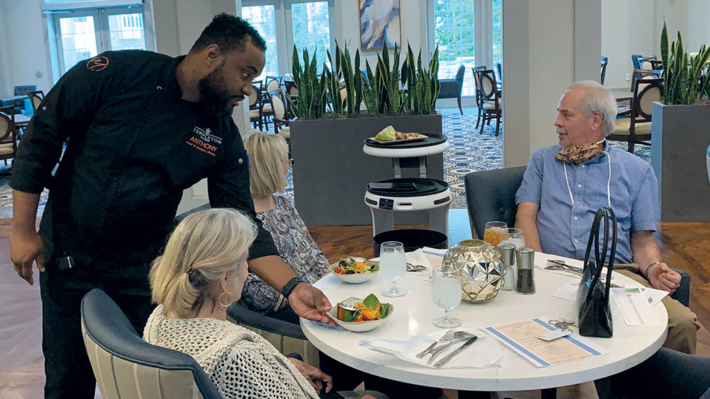 Tech options in the dining room? Bot-ter believe it