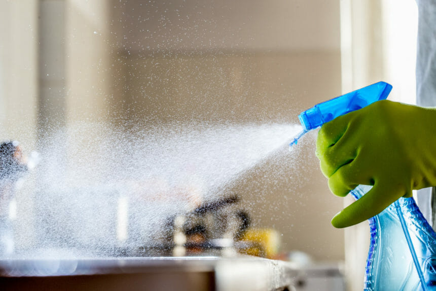 spray bottle