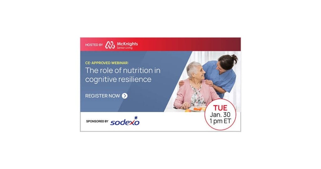 The role of nutrition in cognitive resilience
